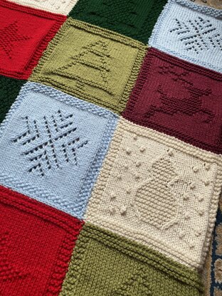 Christmas Patchwork Blanket