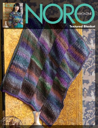 Textured Blanket aus Noro Bachi - 17224 - Downloadable PDF