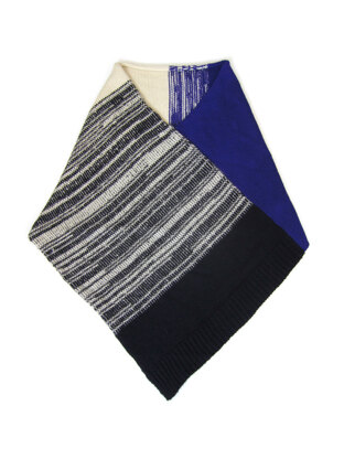 Alaska Poncho in Wool and the Gang Sugar Baby Alpaca