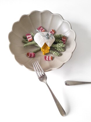 My Crochet Kitchen: Poached Eggs