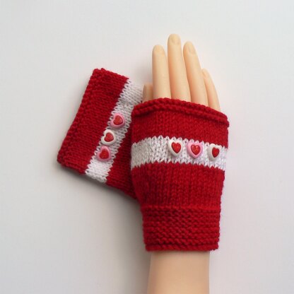 EASY PEASY Valentine Mittens