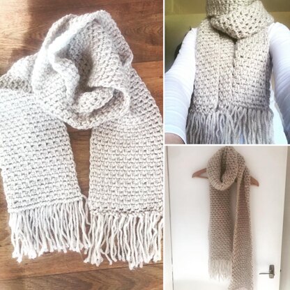 Moss Fringe Scarf