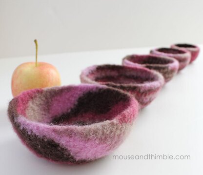 Felted Nesting Bowls 2545