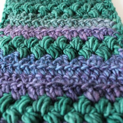 Puff-y Stripes Scarf