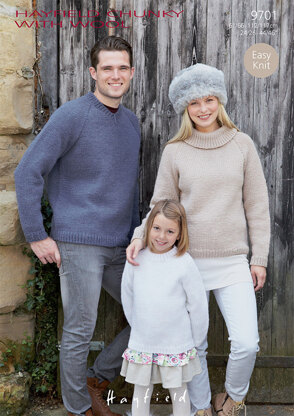 Sweaters in Hayfield Chunky with Wool - 9701 - Downloadable PDF