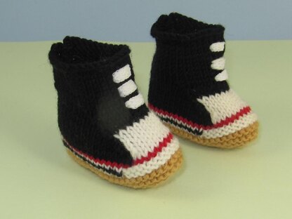 Baby Retro Baseball Boots Booties