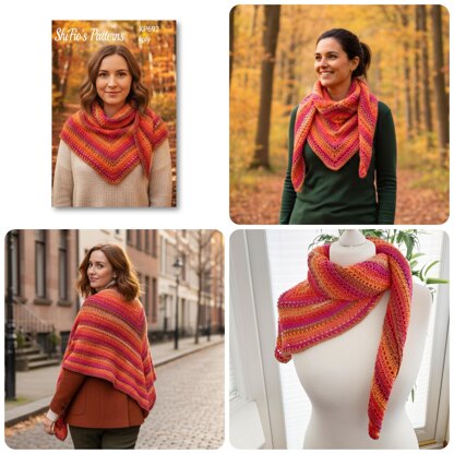 Ladies Scarf Crochet Pattern #692