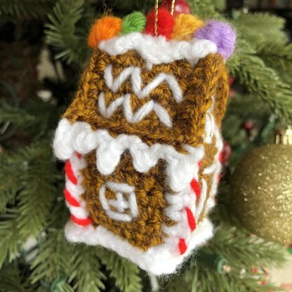 Gingerbread house ornament