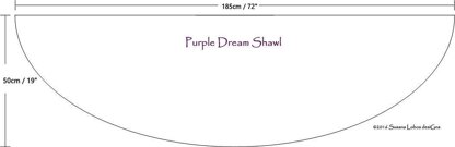 Purple Dream Shawl