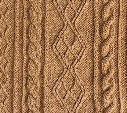 Aran Accents Raglan Sweater