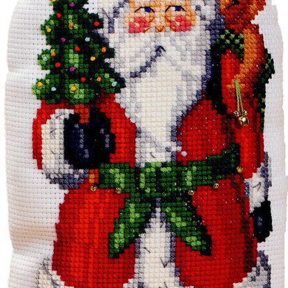 Santa Big Stitch Pillow - PDF