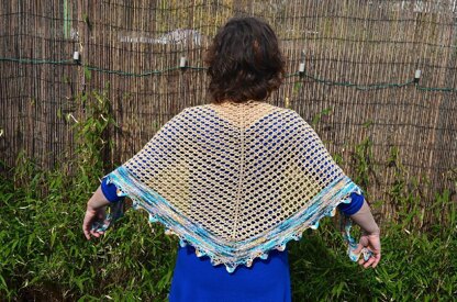 Tender sandstorm shawl