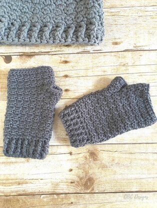 Lemon Peel Fingerless Gloves