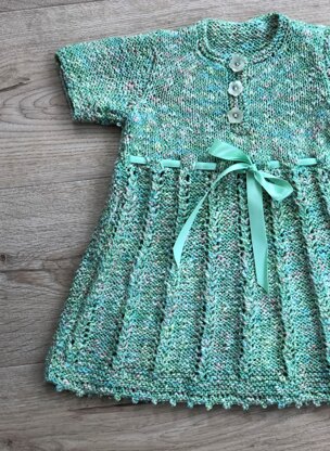 Toddler's Dress with Ribbon Tie