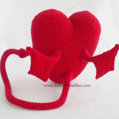021 Heart with wings and tail Ravelry