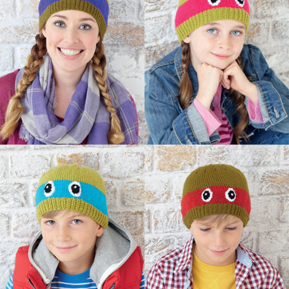 Fun Hats in Hayfield Bonus DK - 7324 - Downloadable PDF