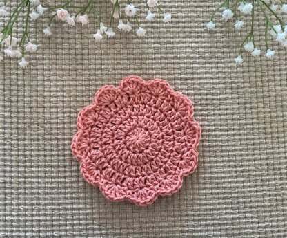 Single Daisy Coaster