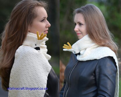 White Cockatoo Scarf