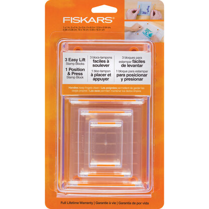 Fiskars Stamp Block Set 6"X.65"X9.25" 4pcs - 246736