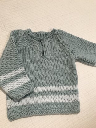 V Neck Baby Pullover