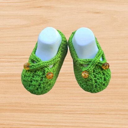 Crochet baby shoes pattern