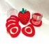 Strawberry Coaster Set