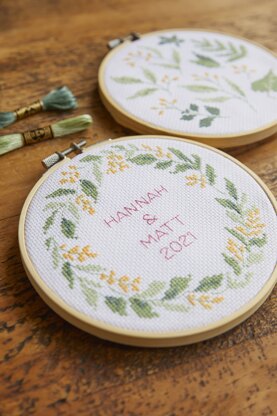 DMC Mindful Making: The Serene Leaves Cross Stitch Duo Kit