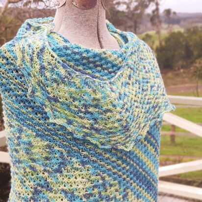 Moody Daisy Shawl