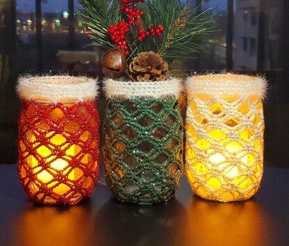 Christmas Jar Cozy