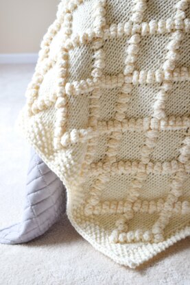 Bobble Knit Throw