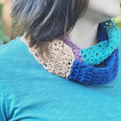 Colorblock Cowl