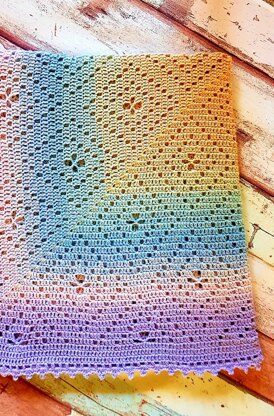 Aidan's Radiating Diamonds Blanket