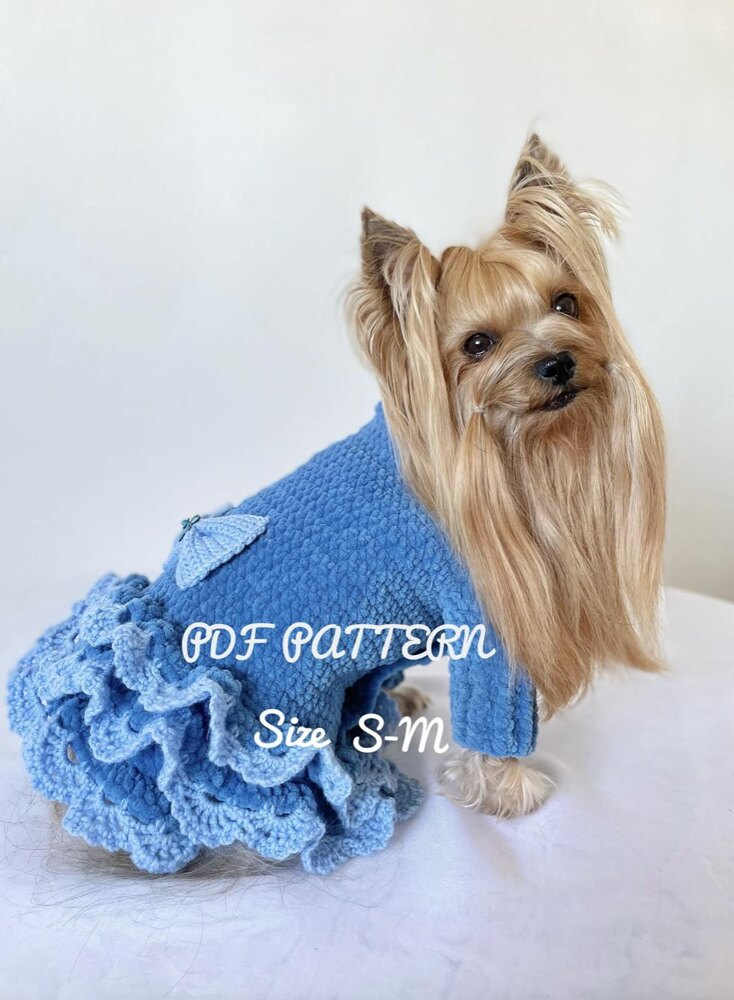 Crochet dog outlet dress pattern