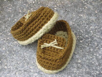 Brown baby boy shoes
