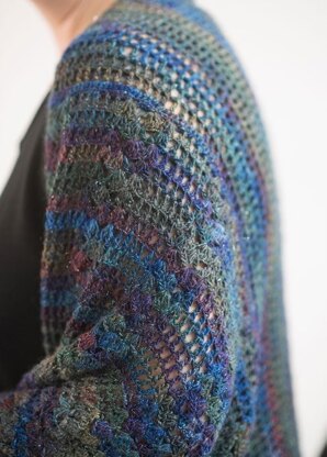 Eveleth Shawl in Berroco Millefiori Light Luxe PDF