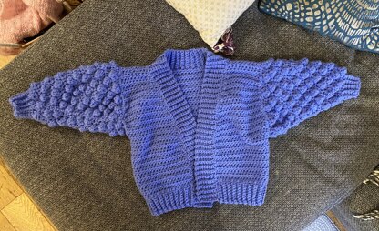 Mini poet cardigan