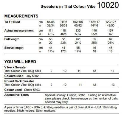 Sweaters in Stylecraft That Colour Vibe - 10020 - Downloadable PDF