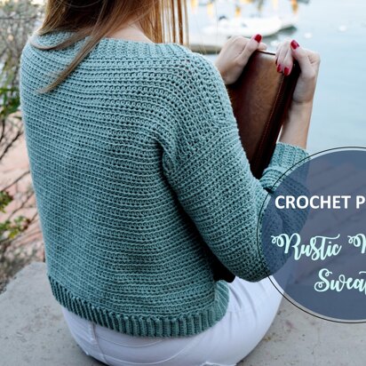 Crochet yoke sweater - Rockwood 