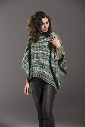 Hidden Treasure Poncho in Universal Yarn Major - Downloadable PDF