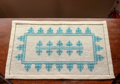 Avlea Folk Embroidery Ionian Fountains - Downloadable PDF