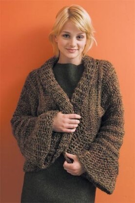 Barcelona Bolero in Lion Brand Homespun - 60353A