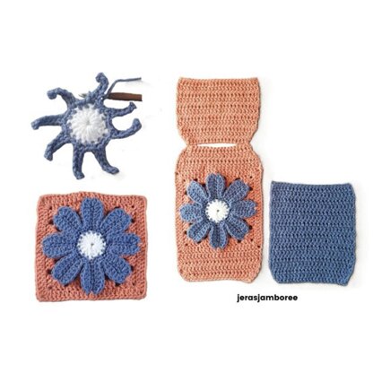 Cosmos Hot Water Bottle Cover