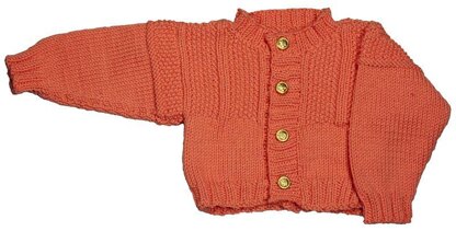 Chestnut Hill Gansey Baby Cardigan