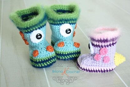 Monster Boots Newborn - 18 Months