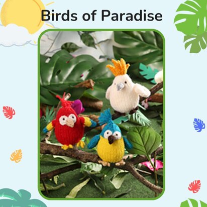 Birds of Paradise - knitting pattern