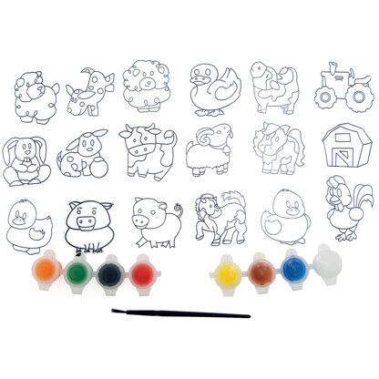 New Image Group Suncatcher Group Activity Kit - Farm 18/Pkg