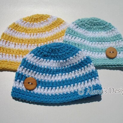 Stripe Baby Hat