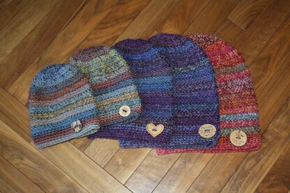 Subtle Stripes Slouchy Hat Pattern