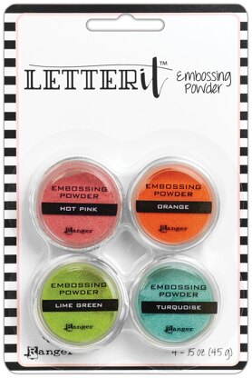 Ranger Letter It Embossing Powder Set - Brights