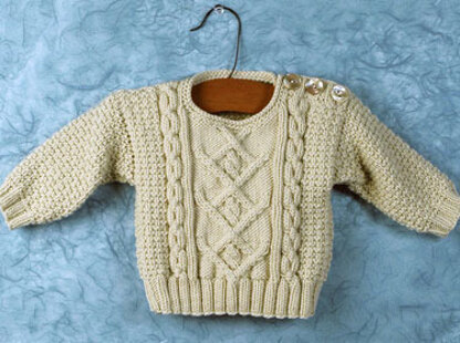 Baby Poonam Sweater in Berroco Comfort DK PDF (Free)